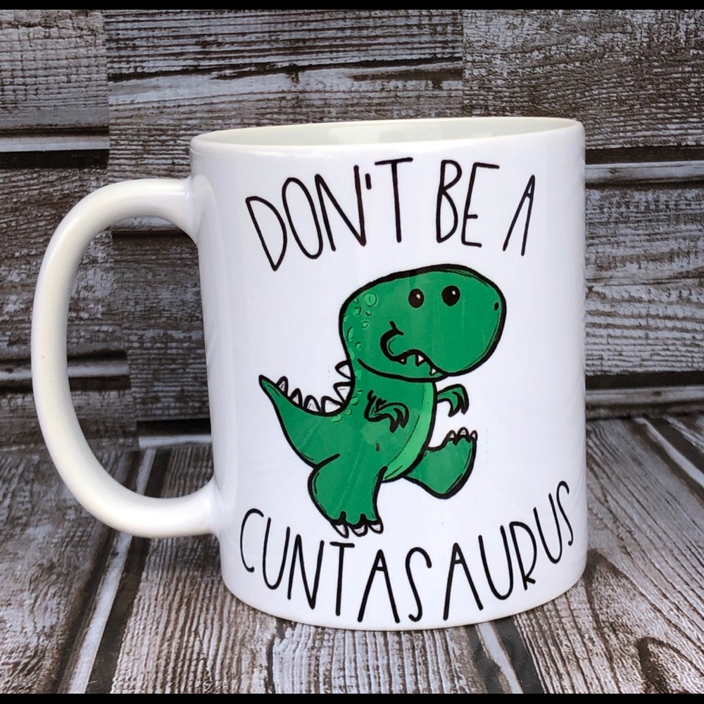 Cuntasaurus coffee mug
